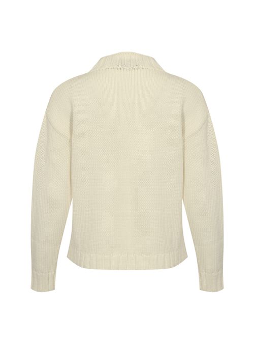 Maglia lupetto in misto lana con strass Clips | A819 568000003